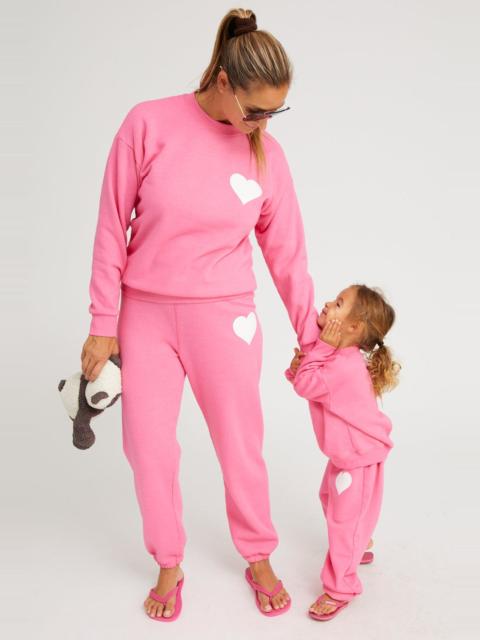 PEONY HEART SWEATPANTS