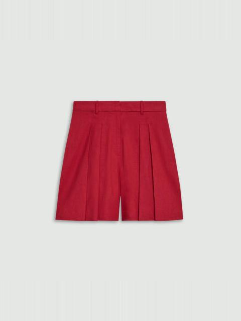 Pleated Short in Good Linen