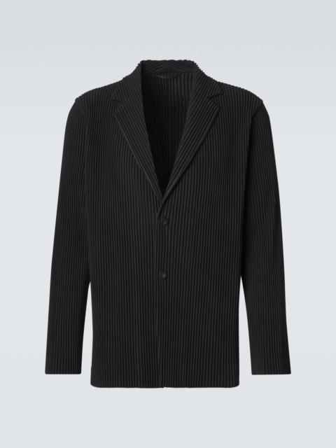 Basics pleated blazer