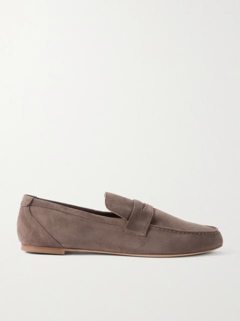 Suede Penny Loafers