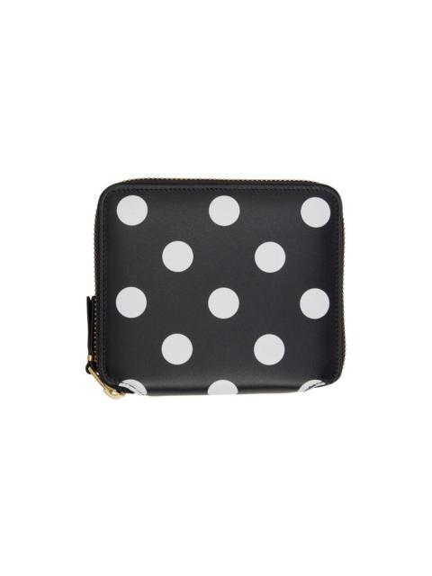 Black Dots Zip Wallet