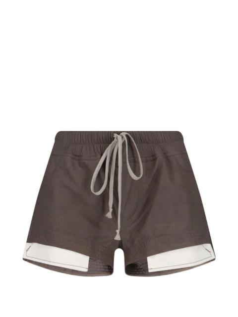 drawstring split trousers