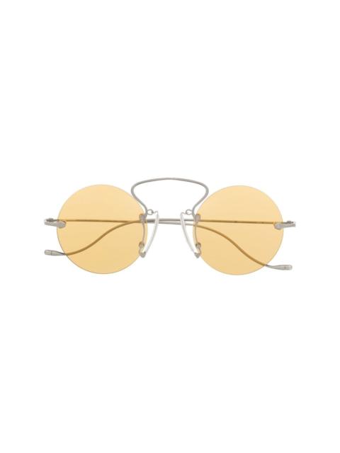 round-frame tinted sunglasses