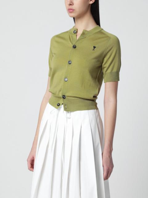 Matcha green Ami De Coeur wool cardigan