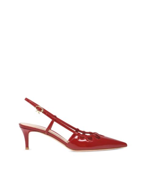 55mm Eloise cut-out heeled pumps