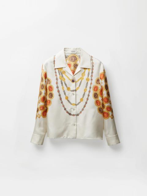 Printed Silk Twill Shirt