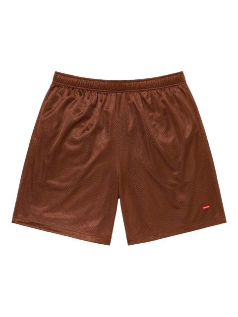 Stadium mesh "Brown" track shorts
