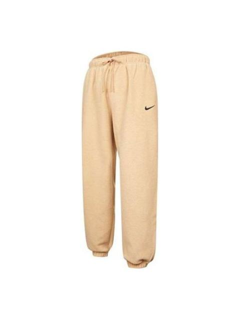 (WMNS) Nike Small Logo Training Casual Sports Pants/Trousers/Joggers Light DD5111-200