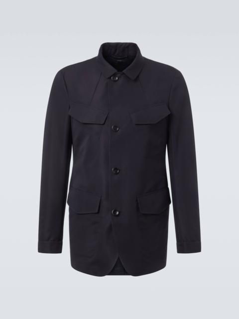 Cotton-blend field jacket