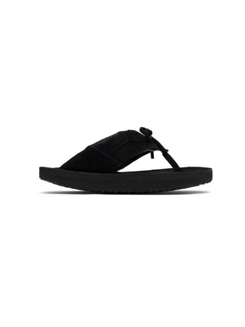 SSENSE Exclusive Black Platform Flip-Flops