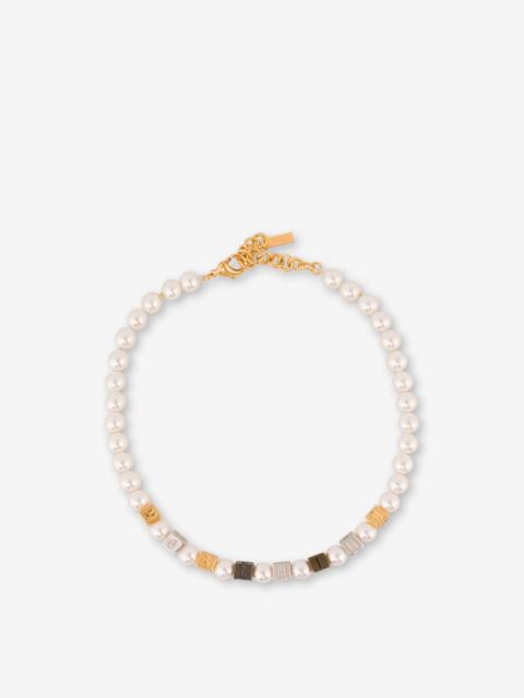 CHOKER NECKLACE WITH PEARLS