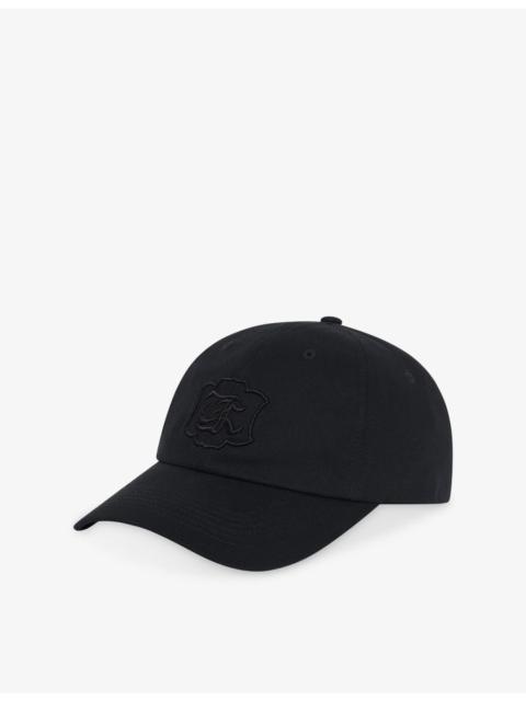 Brand-Embroidered Cotton Cap