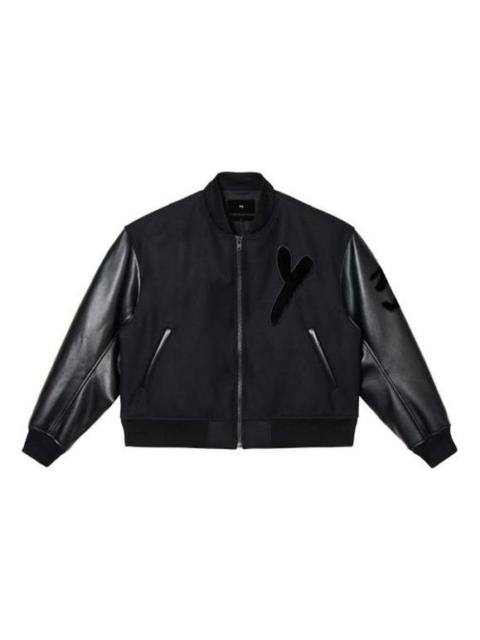 adidas Y-3 Letterman Jacket 'Black' IA3101
