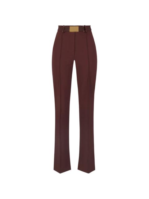 buckle-detail trousers