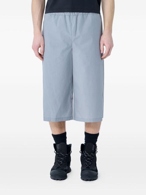 elasticated-waistband shorts