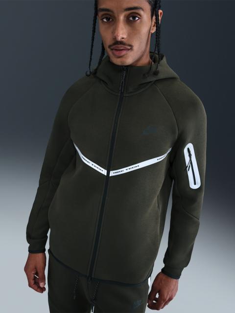 Nike Tech Men's Full-Zip Fleece Windrunner Jacket with Reflective Accents