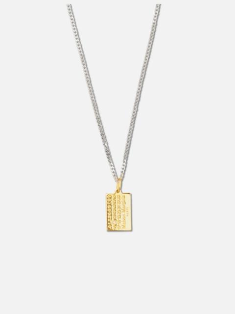 NUMERIC DIAMOND PENDANT NECKLACE