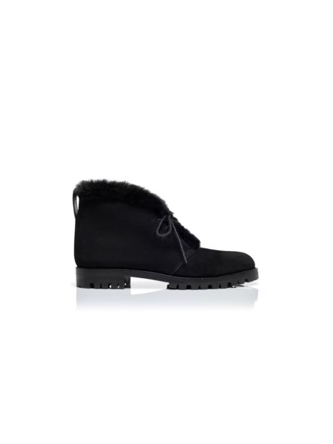 Black Suede Ankle Boots