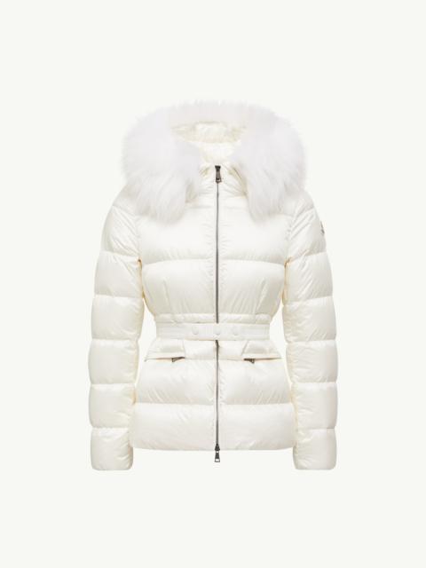 Boed Hooded Shearling-Trimmed Short Down Jacket