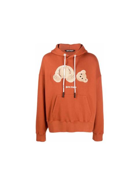 Palm Angels Bear Hoodie Brick Red