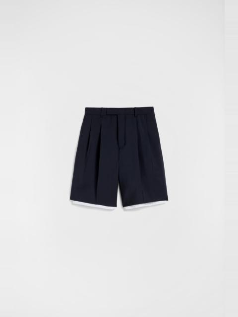 Wool Canvas Shorts