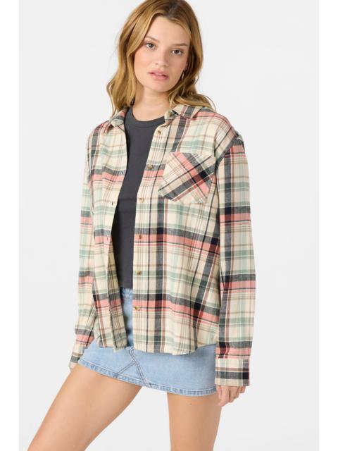 Logan Flannel Long Sleeve Top
