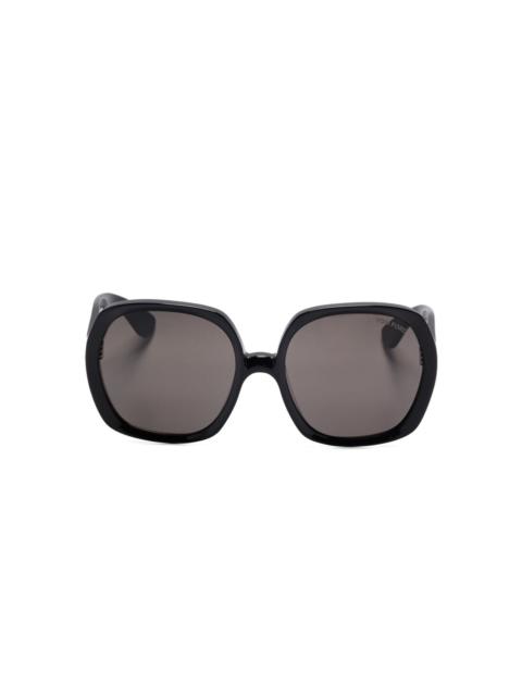 oversize-frame sunglasses