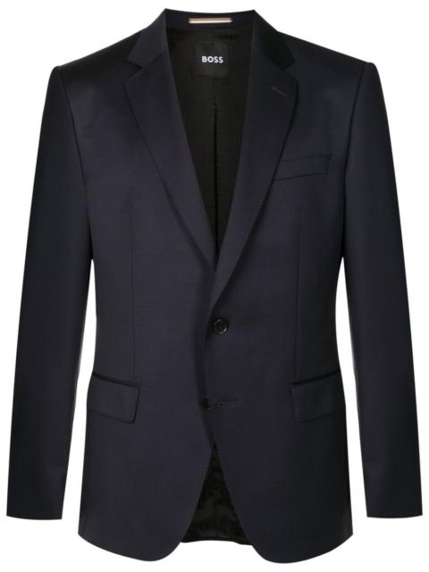 single-breasted fitted blazer