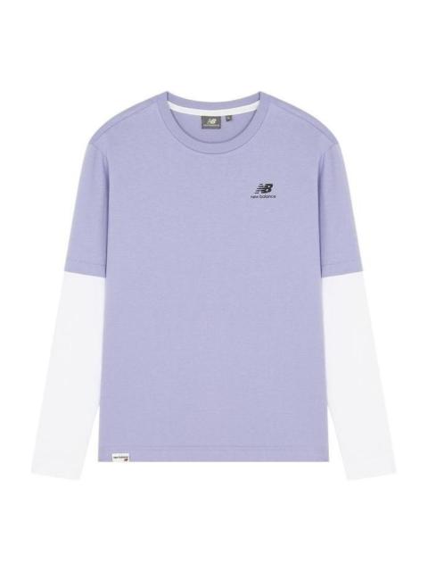 New Balance Classic Long Sleeve Tee 'Purple White' 5DC16063-DV