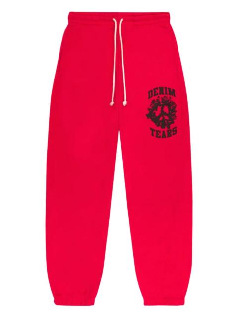 logo-print cuffed track pants