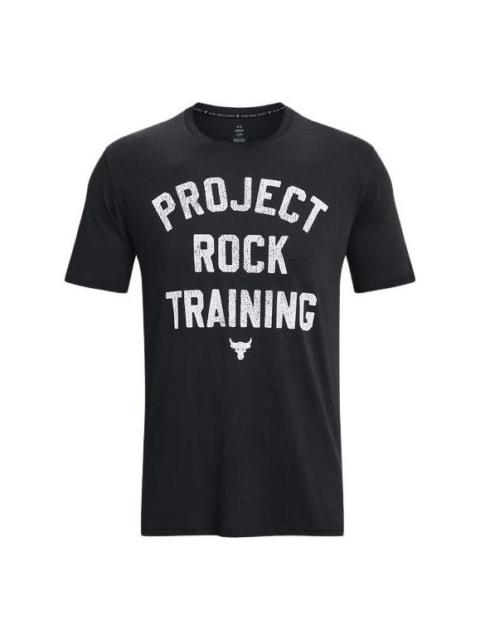 Under Armour Project Rock Training T-Shirt 'Black' 1376891-001
