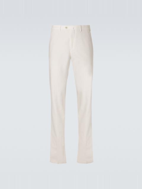 Carlo cotton-blend straight pants
