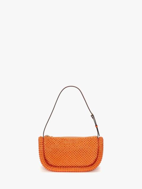 BUMPER-15 LEATHER SHOULDER BAG WITH CRYSTAL