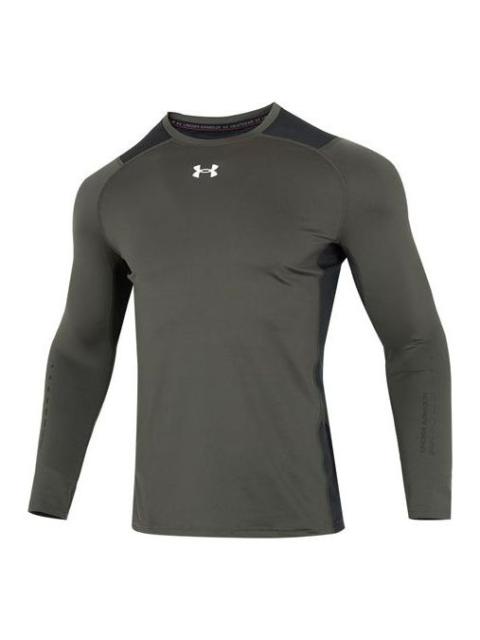 Under Armour HeatGear Vent Fitted Long Sleeve 'Green' 1370659-310