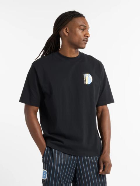 Men's Hoops Mosaic Court Graphic T-Shirt