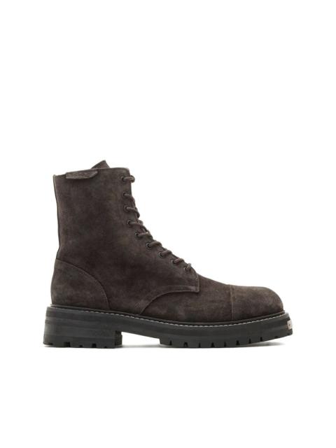 Hank lace-up zip boots