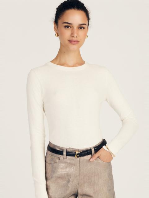 ALIZEE LONG SLEEVE CREW NECK SWEATER