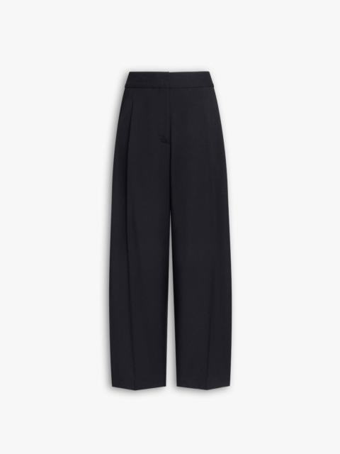 WOOL GABARDINE TAILORED PANTS