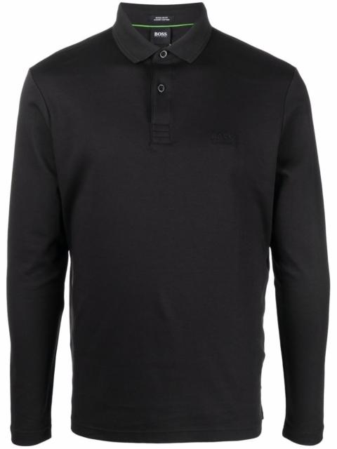 long sleeve polo shirt