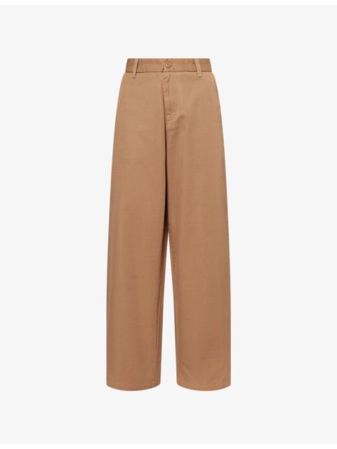 Brady Relaxed-Fit Straight-Leg Cotton-Twill Trousers