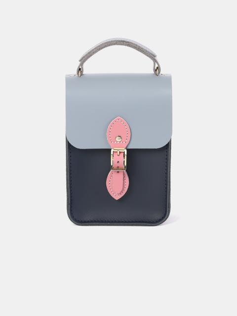 The Mini Binocular Bag - Navy, French Grey & Rambling Rose