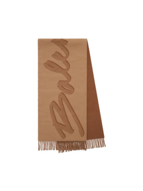 Women's Balenciaga Blanket Scarf in Beige