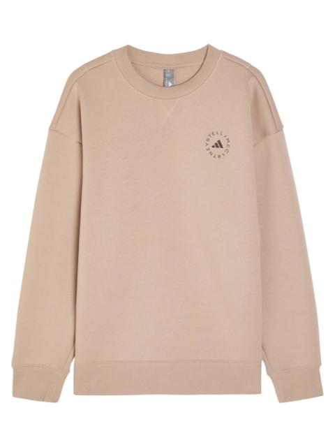 Adidas X Stella Mccartney Logo-print Cotton Sweatshirt