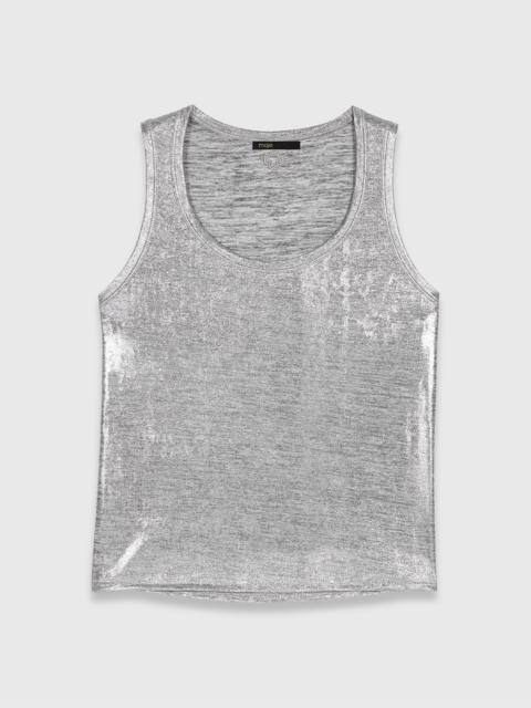 Metallic tank top
