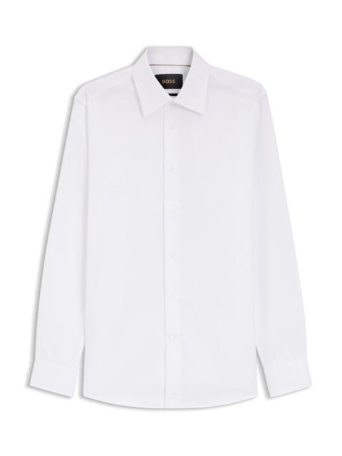 WRINKLE-RESISTANT SLIM-FIT SHIRT IN ITALIAN-MADE COTTON