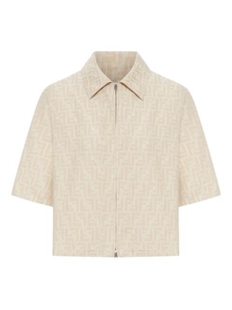 FF logo chambray jacket