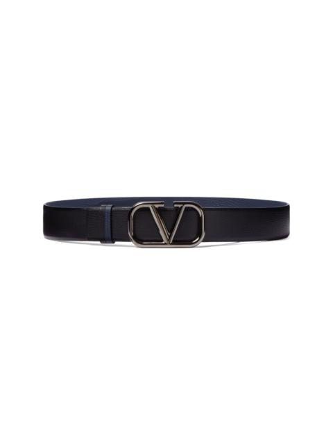 VLogo Signature reversible leather belt