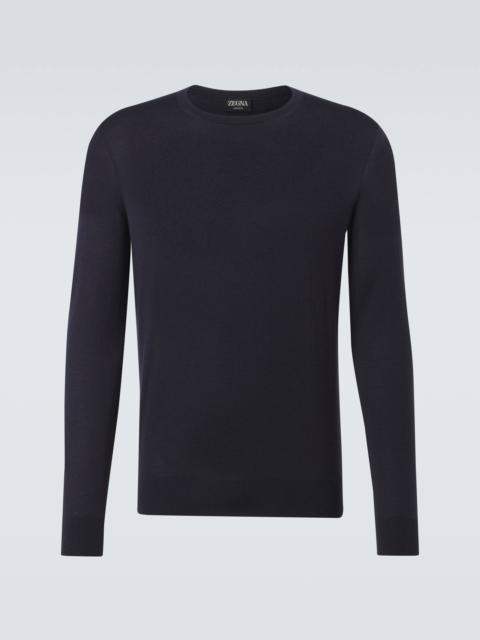 Casheta cashmere and silk sweater