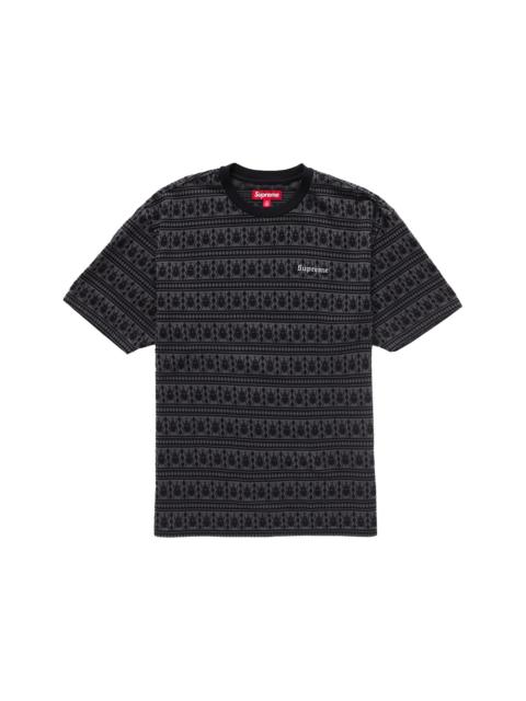 Supreme Jacquard Scarab S/S Top Black