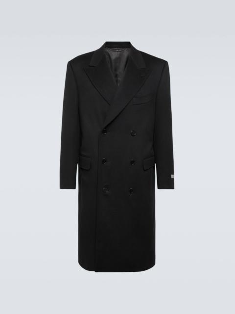 Wool and cashmere overcoat